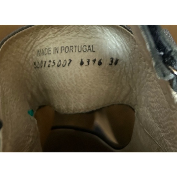 Fly London Black and Silver Wedge Slingbacks - Picture 10 of 10